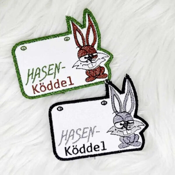 ITH Stickdatei Hase Anhänger