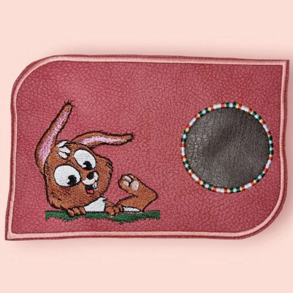 Stickdatei Hase ums Eck