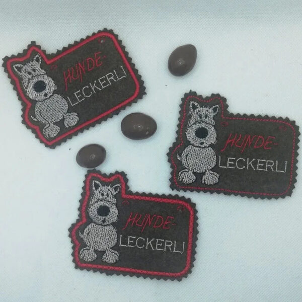 ITH Stickdatei Hund Anhänger