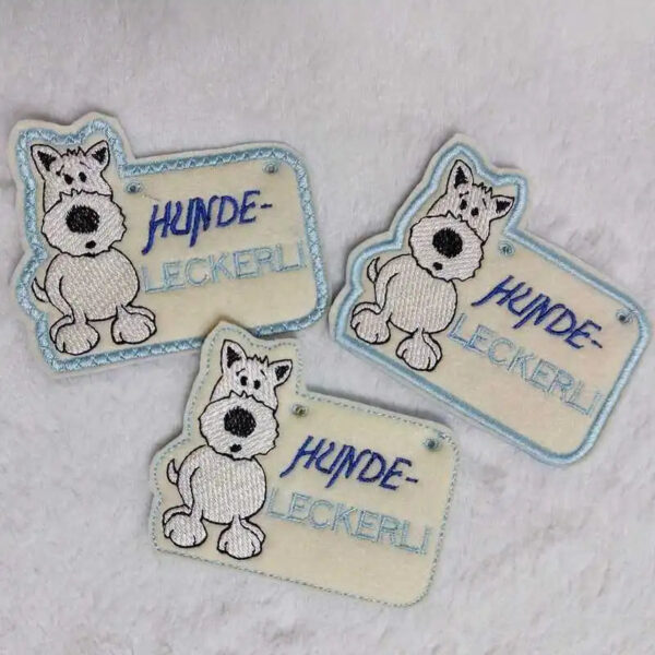 ITH Stickdatei Hund Anhänger