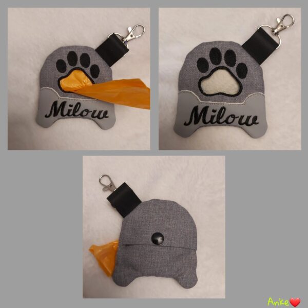 ITH Stickdatei Tasche Hundekotbeutel