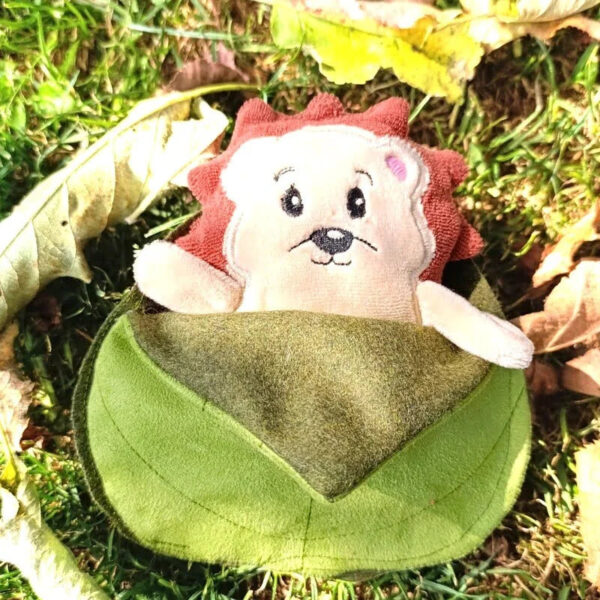 ITH Stickdatei Igel im Blatt