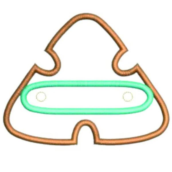 ITH Stickdatei Kabel-Kopfhörer-Halter