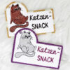 ITH Stickdatei Katze Anhänger