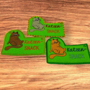 ITH Stickdatei Katze Anhänger