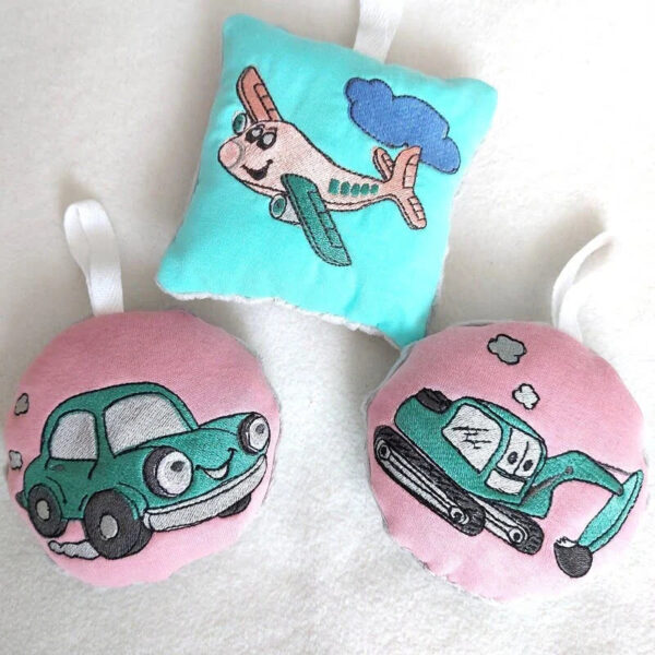 ITH Stickdatei Kleinkissen Blanko