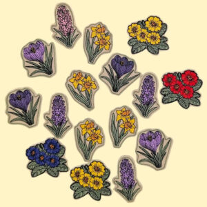 ITH Stickdatei Frühlingskranz 2026 🌸 Gesteck mit Blumen sticken