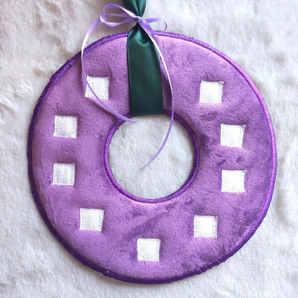 ITH Stickdatei Frühlingskranz 2026 🌸 Gesteck mit Blumen sticken