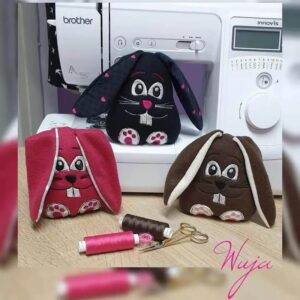 ITH Kuschelhase Mümmel Stickdatei – Kuscheltier | stiXXie