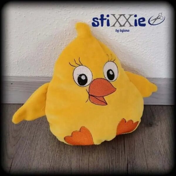 ITH Stickdatei Kuschelküken Kiki