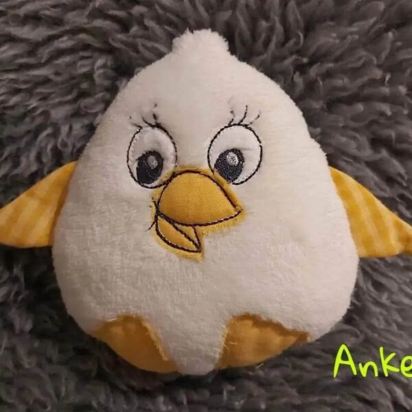 ITH Stickdatei Kuschelküken Kiki