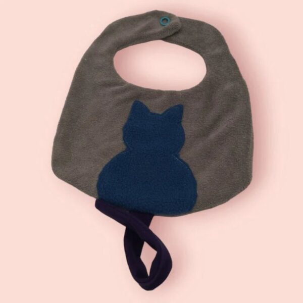 ITH Stickdatei Latz Druckknopf Katze