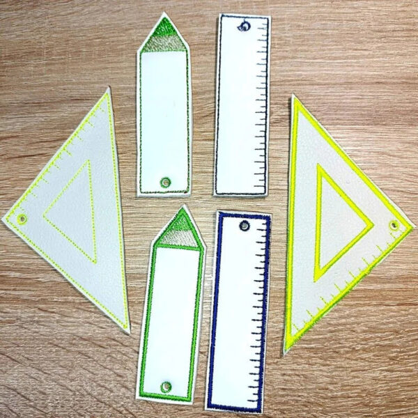 ITH Stickdatei Lesezeichen Schule