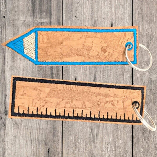 ITH Stickdatei Lesezeichen Schule