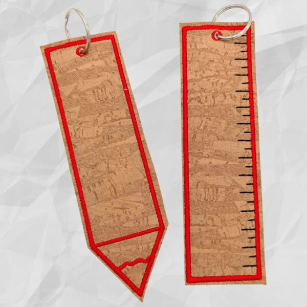 ITH Stickdatei Lesezeichen Schule