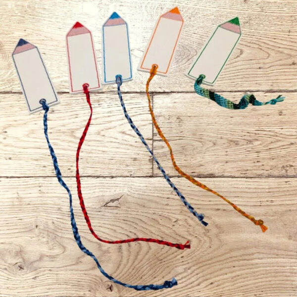 ITH Stickdatei Lesezeichen Schule