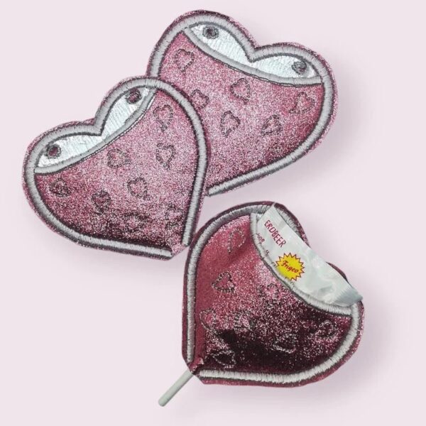 ITH Stickdatei Lollitasche Herz