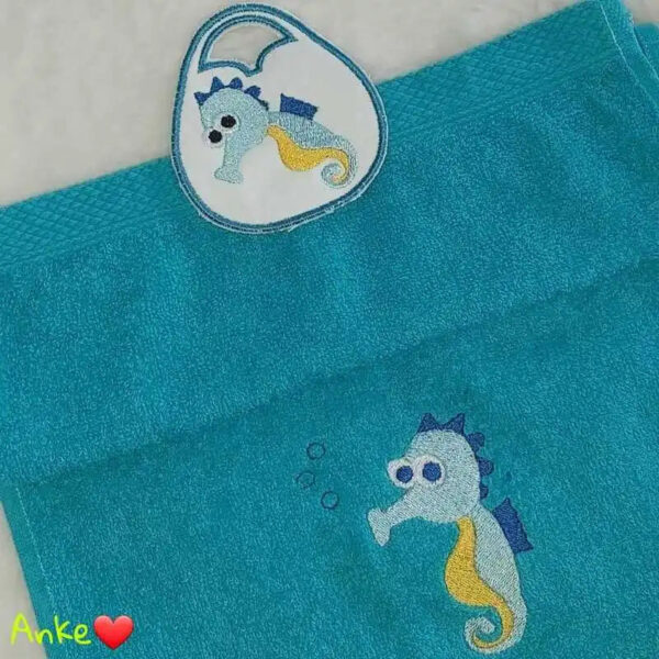 ITH Stickdatei Maritim Handtuchhänger Set