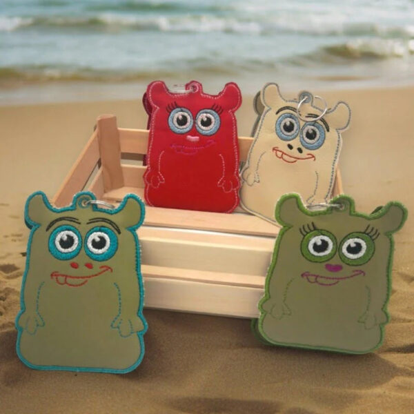 ITH Stickdatei Monsterstixx Anhänger