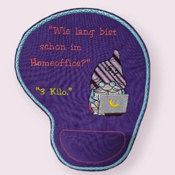 ITH Mousepad Stickdatei mit Sprüchen – 3 Größen