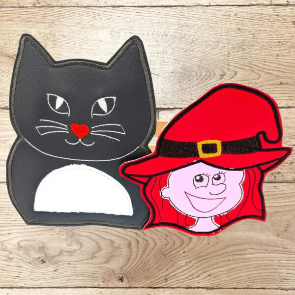 ITH Stickdatei Halloweentaschen und Mugrugs