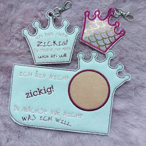 ITH Stickdatei Mugrug Krone