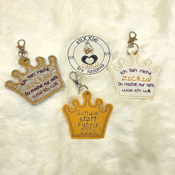 ITH Stickdatei Mugrug Krone