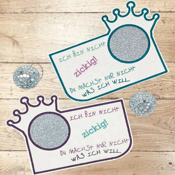 ITH Stickdatei Mugrug Krone