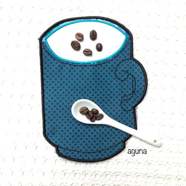 ITH Stickdatei Mugrug Tasche Kaffeepott