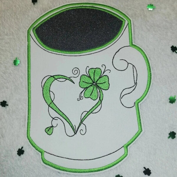 ITH Stickdatei Mugrug Tasche Kaffeepott