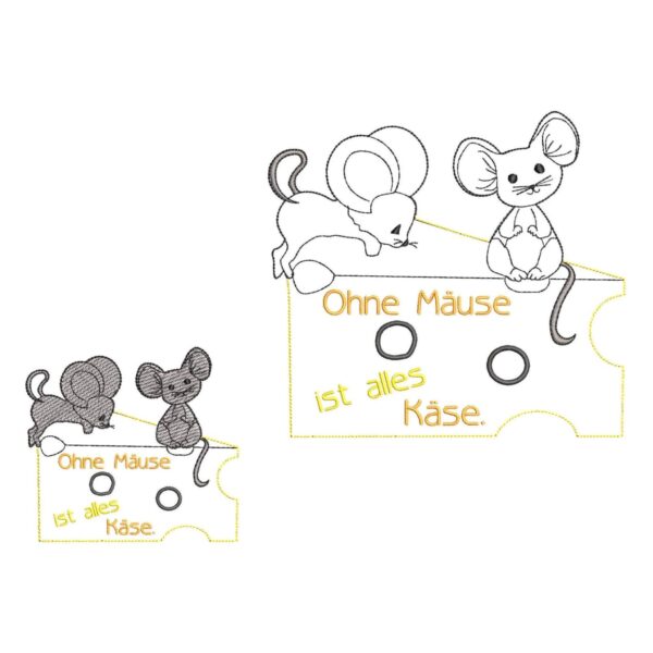ITH Stickdatei Ohne Mäuse