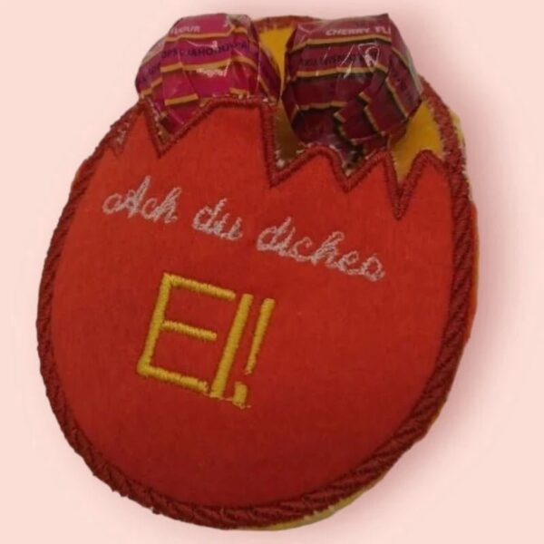 ITH Stickdatei Osterei kleine Tasche