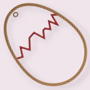 ITH Stickdatei Osterei kleine Tasche