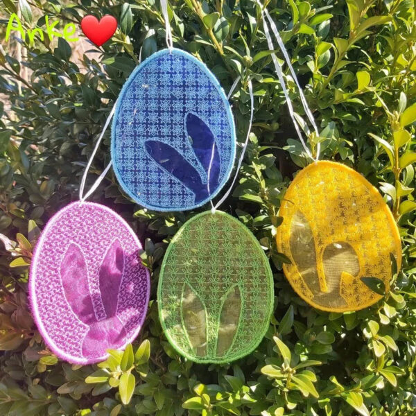 ITH Stickdatei Ostereier 4-teilig