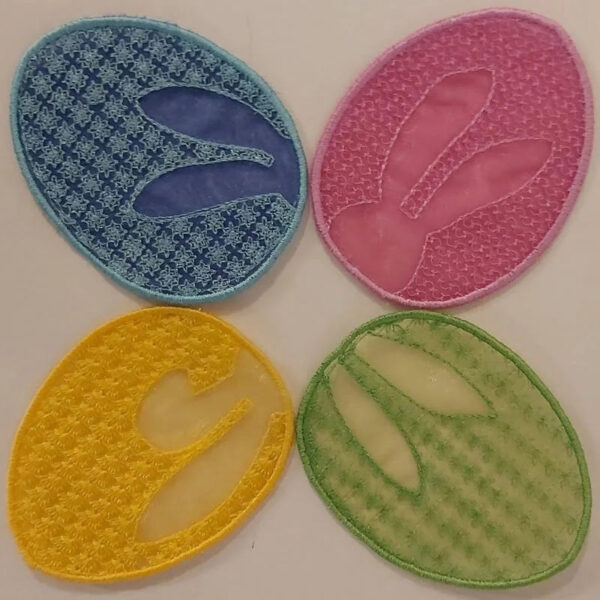 ITH Stickdatei Ostereier 4-teilig