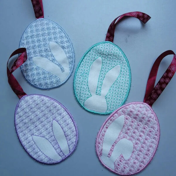 ITH Stickdatei Ostereier 4-teilig