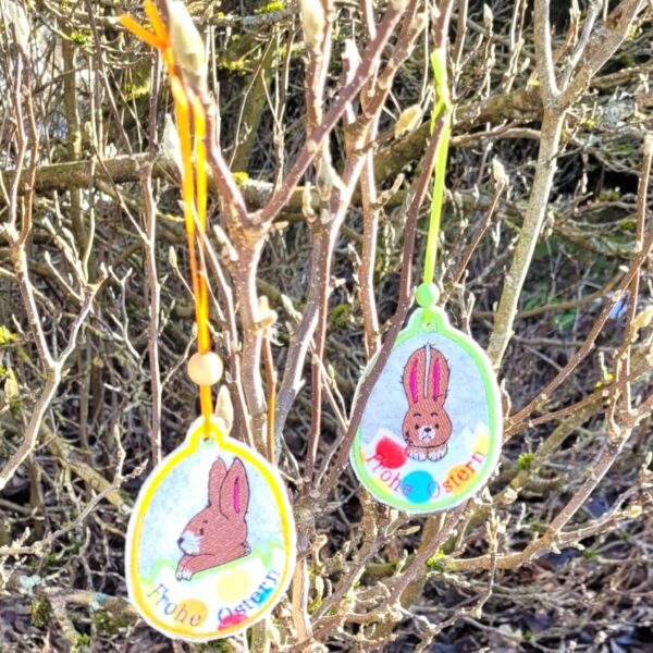 ITH Stickdatei Ostereier Hasen 2026 – 5 Motive