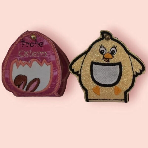 ITH Stickdatei Osterlichter 2026 – 4 Motive für LED Teelicht