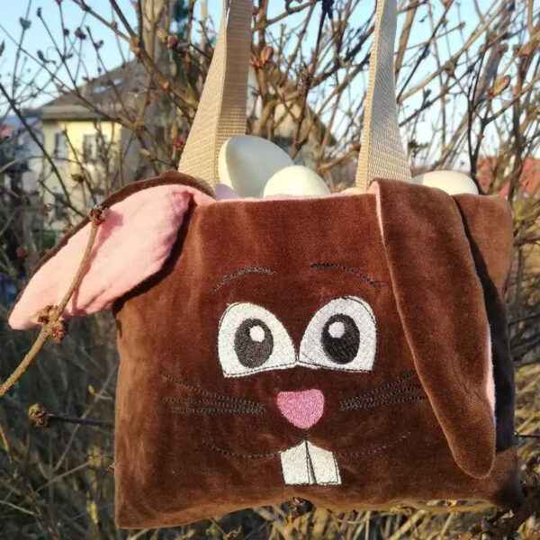 ITH Stickdatei Ostertasche eckig