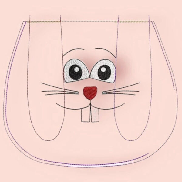 ITH Stickdatei Ostertasche Osterhase Utensilo