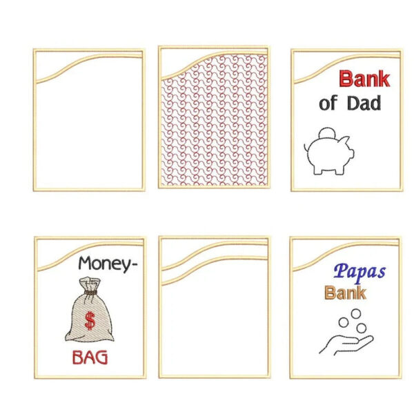 ITH Stickdatei Praktische Huellen