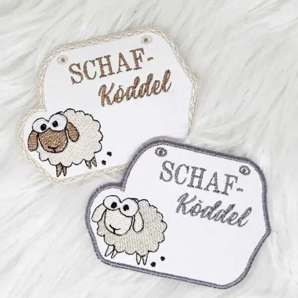 ITH Stickdatei Schaf Anhänger