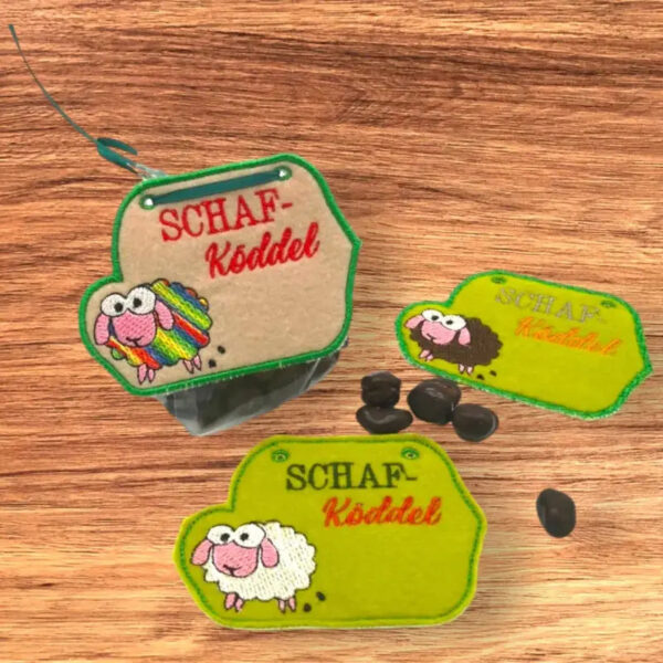 ITH Stickdatei Schaf Anhänger