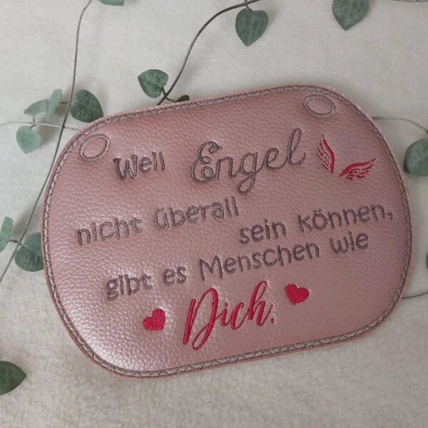 ITH Stickdatei Schilder Blanko