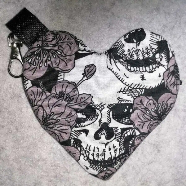 ITH Stickdatei Schlüsseltasche Herz