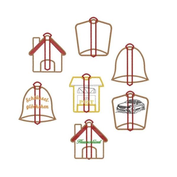 ITH Stickdatei Schlüsseltasche - Schlüsseletui