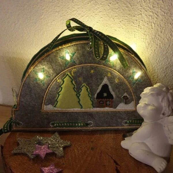 ITH Stickdatei Schwibbogen Advent