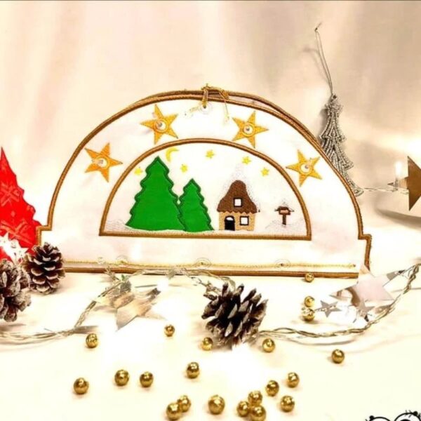 ITH Stickdatei Schwibbogen Advent