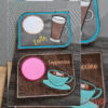 ITH Stickdatei Set Tassenlounge Kaffee und Einzelmotive