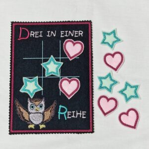 ITH Stickdatei Spiel 3 in einer Reihe